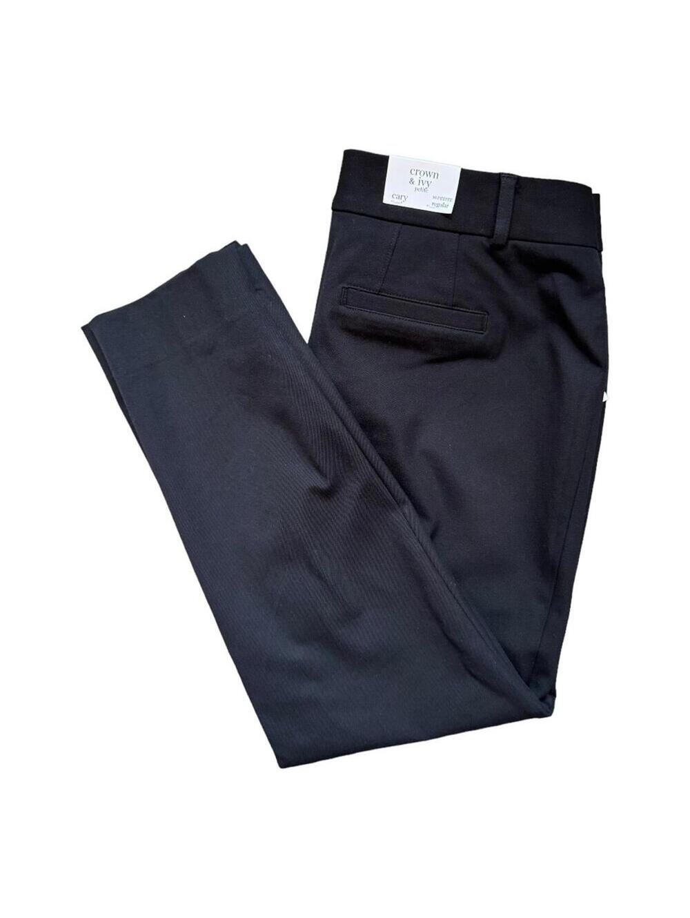 Crown & Ivy | Women's Black Dress Pants | Size 10P | NWT | 0957